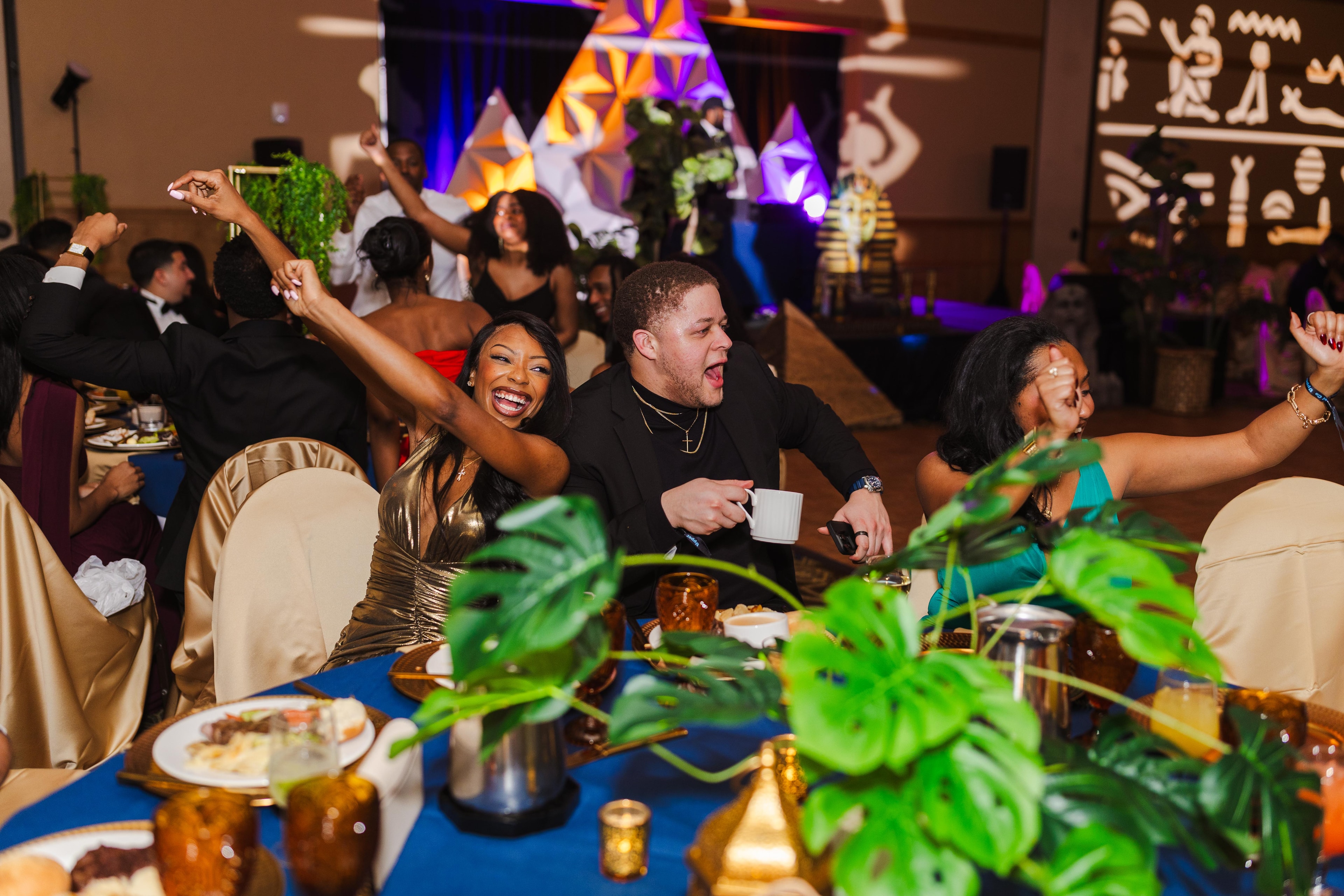 Upper Valley Ski Co. corporate conference — guests celebrating